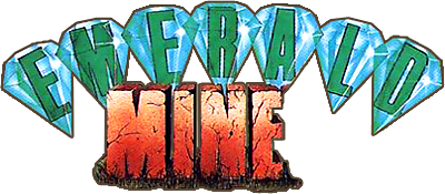 Emerald Mine logo for Amiga